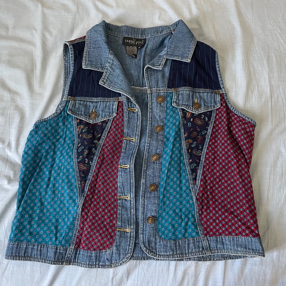 Vintage Vest (XL size but it fits women with sizes L or M)